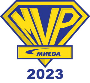MHEDA MVP 2023 Logo