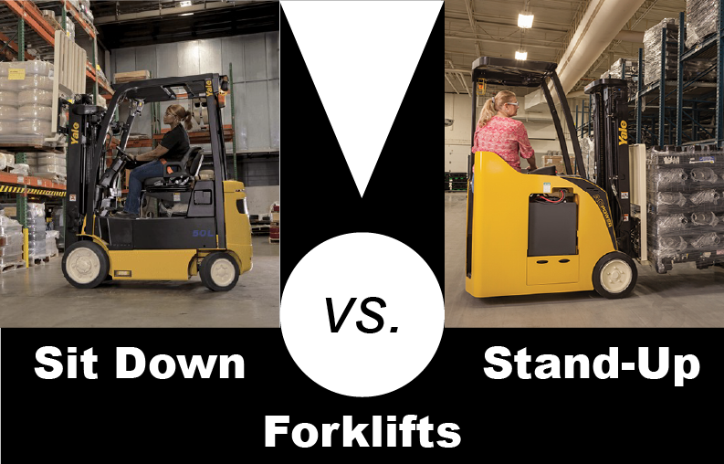 Sit Down vs. Stand-Up Yale Forklifts